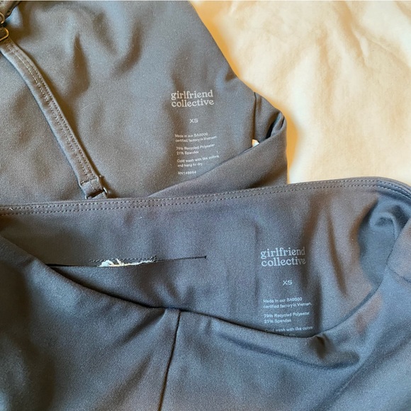 MATCHING SET Girlfriend Collective Leggings & Sports Bra XS - Picture 3 of 4